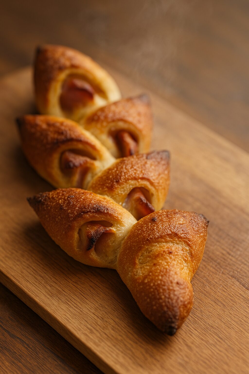 香ばしい小麦の風味とベーコンの旨み。